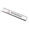 3D Metal Aluminum Car Side Fender Sticker Alloy Badge Auto Logo Rear Trunk Decals For Mitsubishi Ralliart ASX Outlander X Lancer RO4