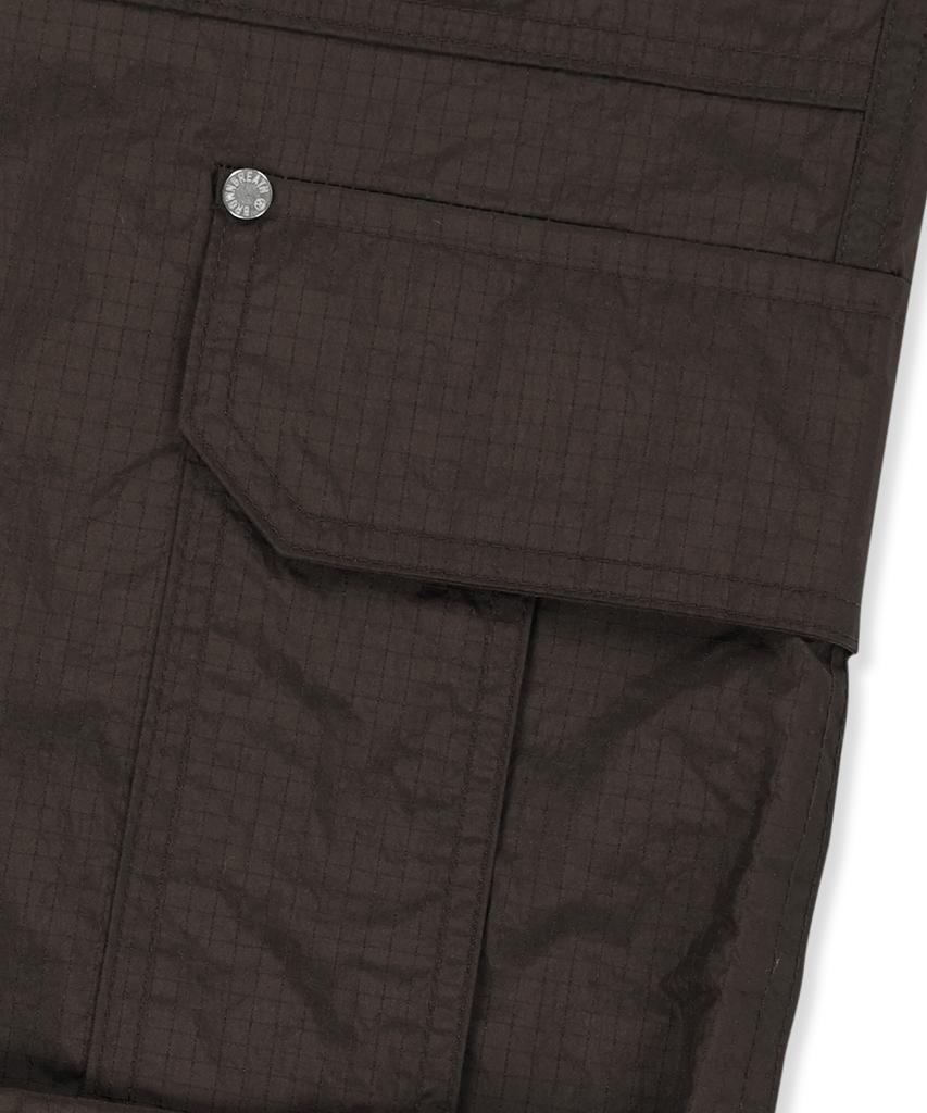 BROWNBREATH Tag Double Knee Nylon Pants - Brown
