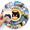 50pcs Waterproof Game Controller Graffiti Stickers for DIY Skateboards and Luggage