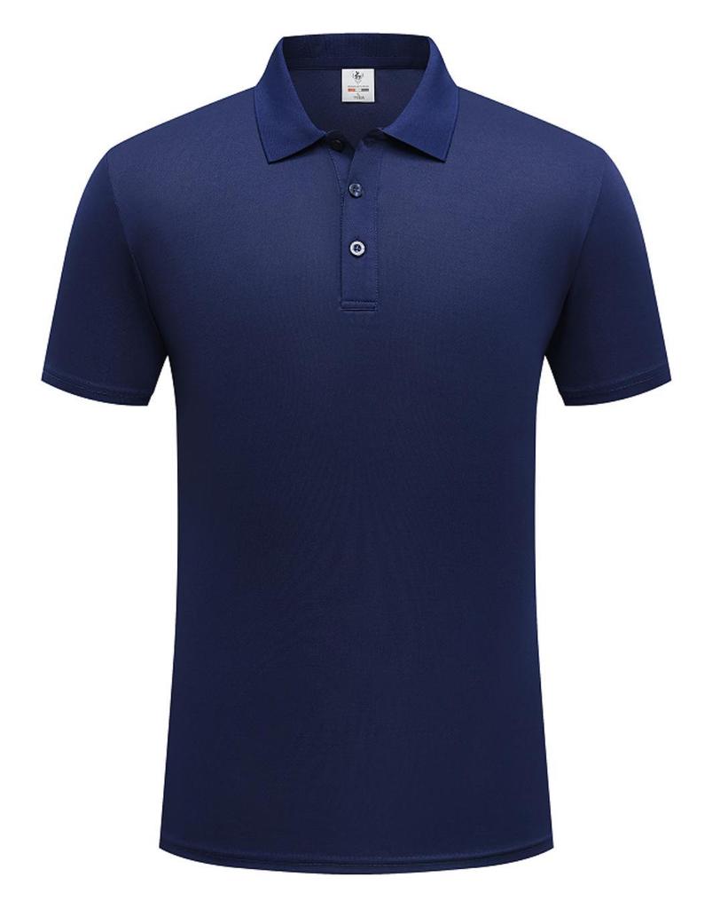 Spring/Summer Unisex Simple Short Sleeve Polo - Men's Solid Color Turn-Down Collar Sports Shirt