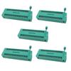 KKHMF 5pcs IC Socket 40P Lock IC Block Live 40PIC Test Socket Chip Base