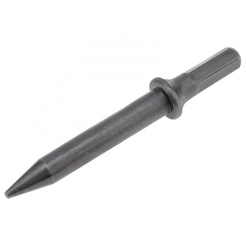 4pcs/set Air Hammer Chisel Set Hexagonal Shank Heavy Duty Air Impact Head for Rusting Removal  Cutting Pneumatic Chisel Set