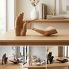 1 Pair Hand Statues Incense Holder Resin Incense Burner Ash Catcher Decorative Incense Stick Holder for Meditation Yoga Tabletop Decor