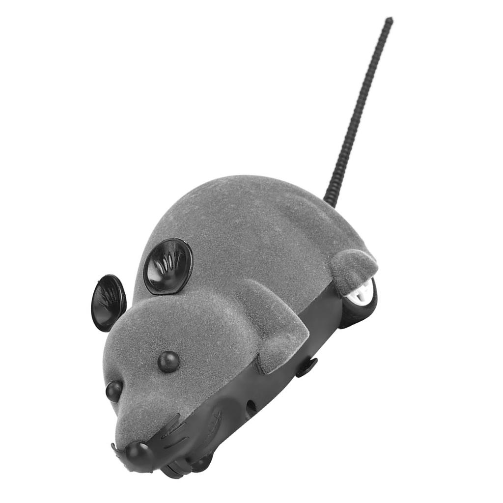 Wireless Mouse For Cat Dog Funny Rat Novelty Gift Pet Toy Remote Control Brown