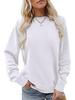 Autumn & Winter Women's Loose Round Neck Plus Velvet Hoodie