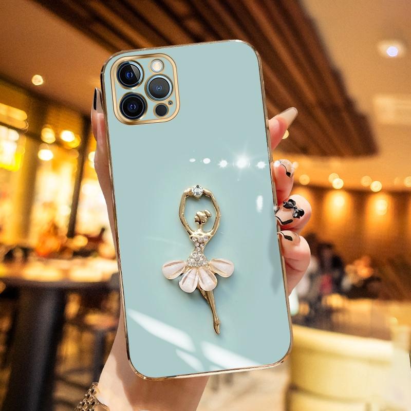 

Роскошный чехол для телефона с 6D покрытием для Realme GT Master GT Neo3 Realme 8i 9 Pro C30 VIVO V25 VIVO V23E OPPO Reno, мягкий противоударный чехол из ТПУ