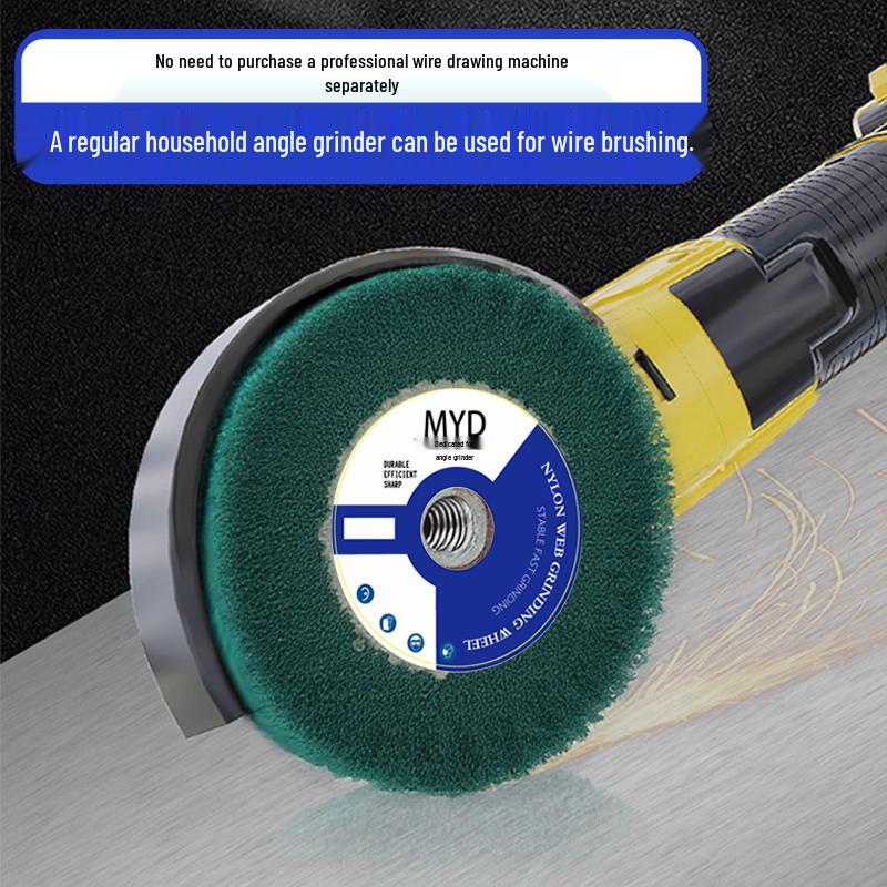 Stainless Steel Polishing Angle Grinder Pad: Rust Removal & Deburring