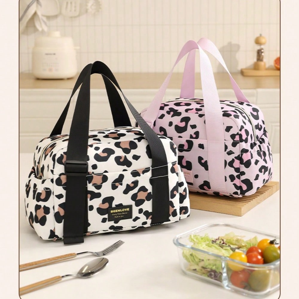 Fashion Portable Lunch Box Bag Large Capacity Anti-fouling Office Worker Packing Lunch Bento Bag Picnic Outdoor Thermal Insulation Bag