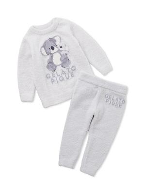 Baby Animal Pullover Long Pants Set & (PBNT245447 GRY)