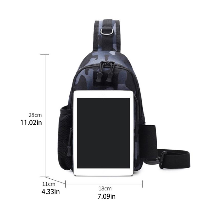 Fishing Tackle Storage Shoulder Bag Outdoor Fishing Shoulder Pack Comfortable Fishing Gear Carrying Bag with Rod Stand