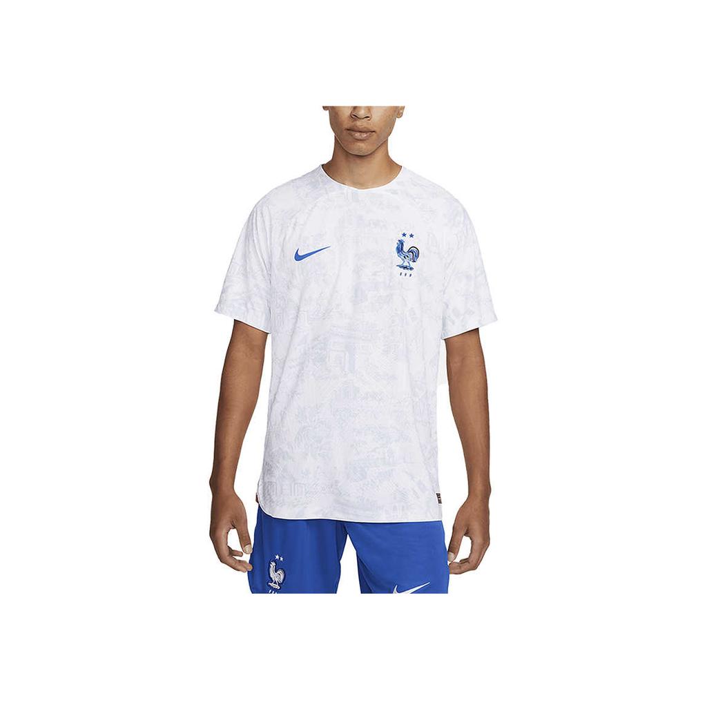 Nike Qatar World Cup Badge Logo Short Sleeve Soccer Jersey Player Edition Men Jersey White DN0624-100