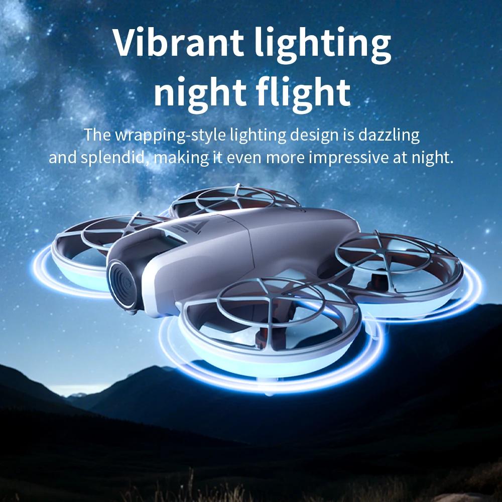 Novo Drone Mini E69 com Fluxo Ótico Câmeras Duplas de Fluxo Ótico 8K com Controle de Tela WIFI 5G Esquiva Inteligente de Obstáculos 360° Quadricóptero sem Escovas