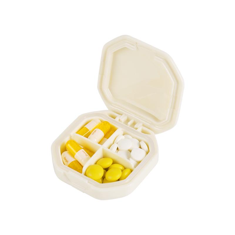 

Прозрачный силиконовый контейнер для хранения Nordic: Влагонепроницаемый, портативный и разделенный для лекарств или ювелирных изделий