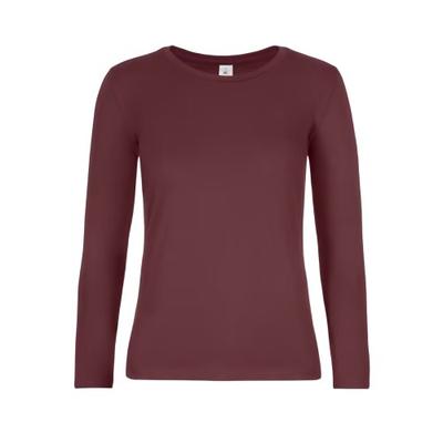 Womens/Ladies #E190 Long-Sleeved T-Shirt