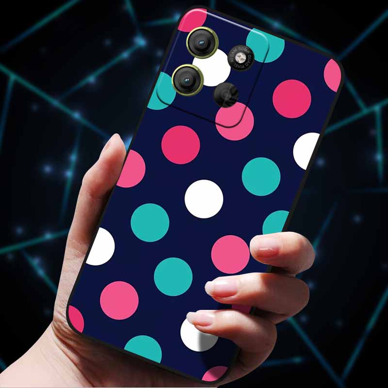 For Moto G15 4G Case Painted Cats Soft Silicone Lovely Back Case for Motorola Moto G15 Power G 15 Phone Cover MotoG15 etui Funda