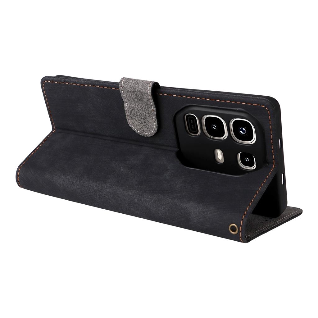 For Infinix Note 50 Pro+ 5G Case Wallet RFID Blocking PU Leather Phone Cover Stand with Strap