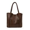 Premium sense retro bag women's autumn and winter 2025 popular texture versatile shoulder bag large capacity tote big bag