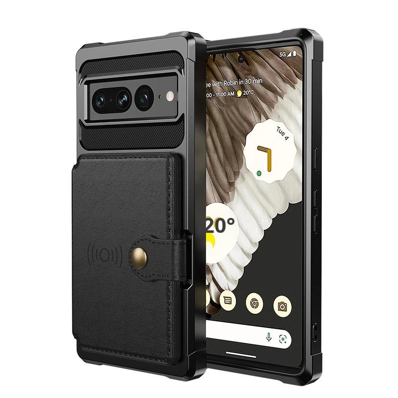 Für Pixel 10 TPU+PC Brieftaschen-Handyhülle mit Kartenhalter und Multifunktionsschutz