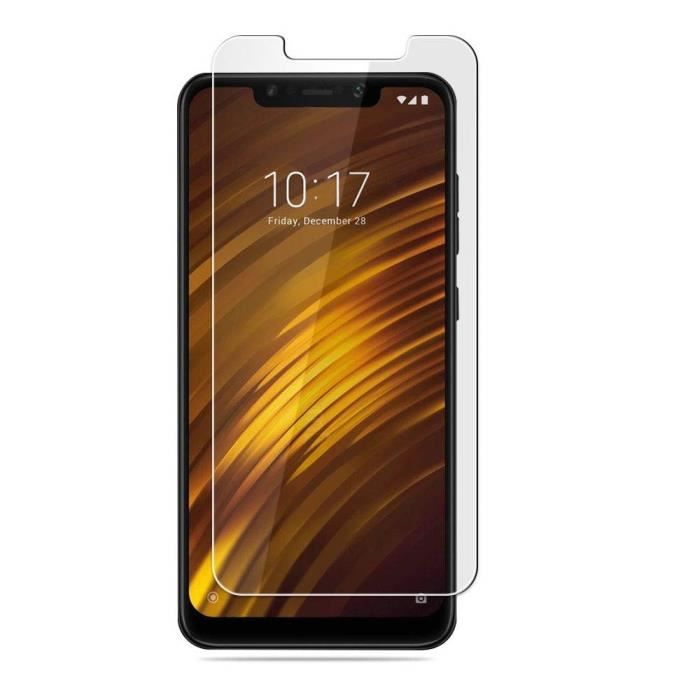 Displayschutzfolie - Phonillico® - Xiaomi POCOPHONE F1 - Gehärtetes Glas - Ultraresistent - Kratzfest