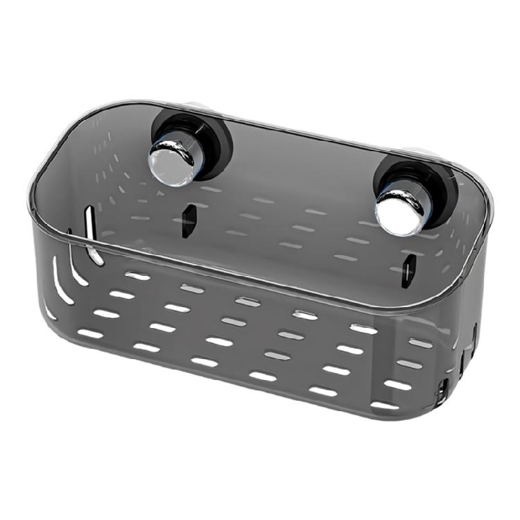 

Portable Waterproof Sink Storage Tray With Suction Cups Ideal For Keeping Cleaning Supplies Neat сірий колір