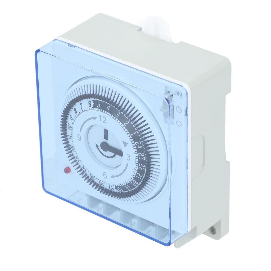 24 Hour Mechanical Time Switch Automatic Power Off Quick Connect Timer Switch for Lighting Control