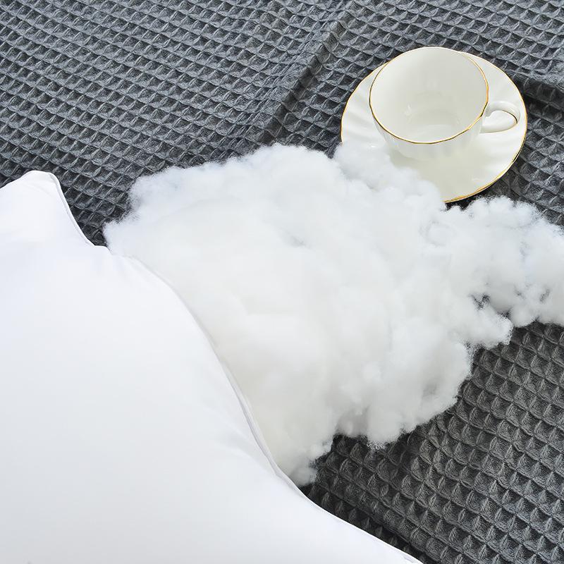 Luxury Feather Velvet High & Low Support Pillows - Neck Protection and Comfort Pair