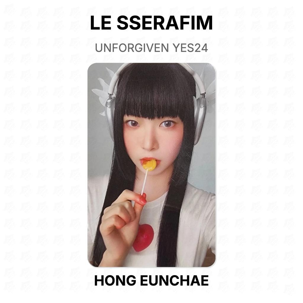 LE SSERAFIM UNFORGIVEN YES24 Official Photocard