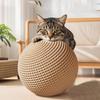 1Three-Dimensional Circular Cat Toy Ball,Self-Entertaining,Boredom Relief,Teeth Grinding,Teasing Stick,Specific Claw Grinding,Scratching Ball Supplies