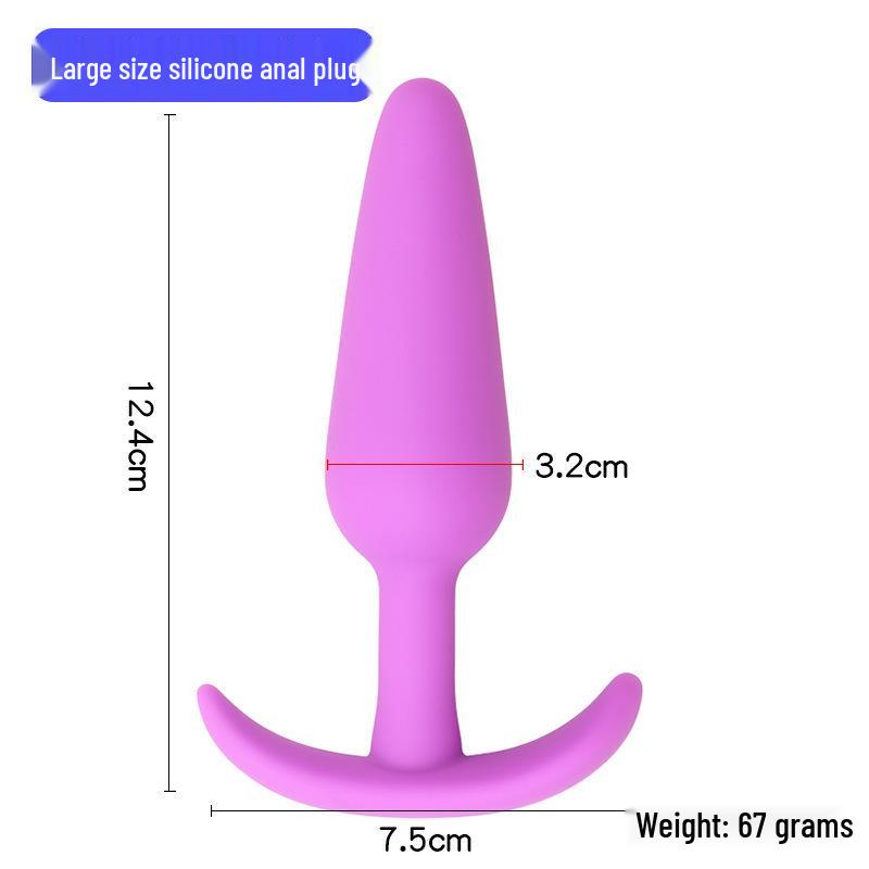 Silicone Wearable Anal Beads Plug for Women