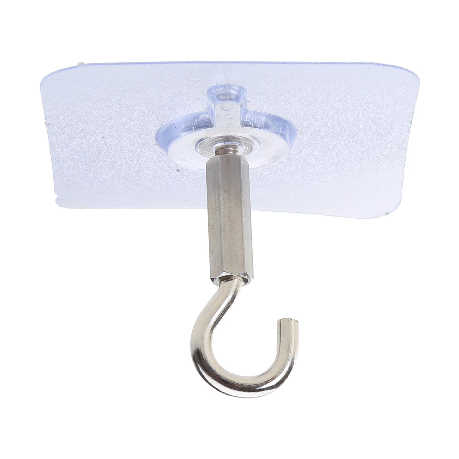 

1-10 шт. самоклеящиеся потолочные крючки без сверления подвесной крючок для подвешивания растений ветряные колокольчики уличный самоклеящийся крючок из нержавеющей стали A