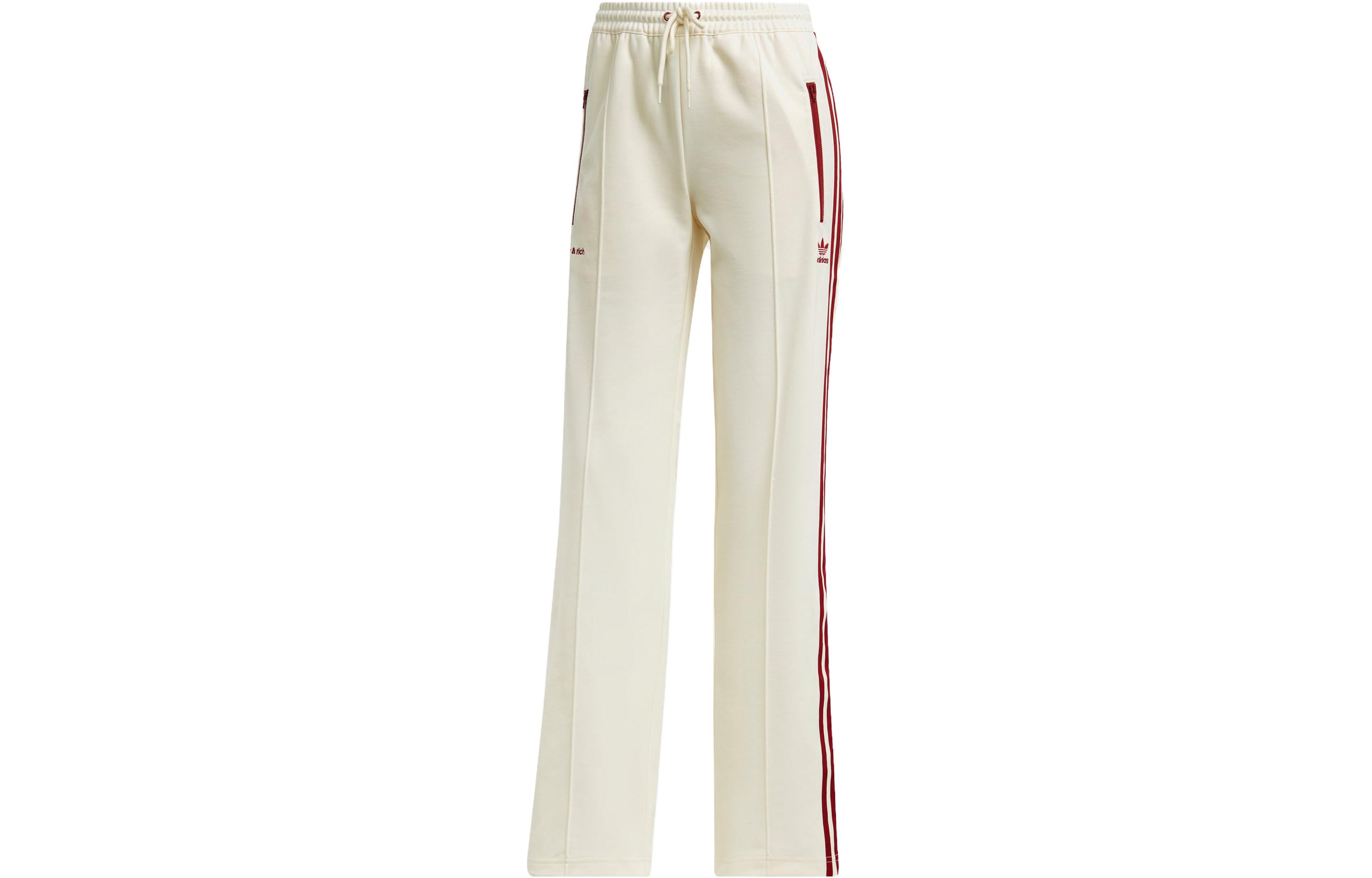 

Sporty & Rich X Adidas Track Pants Cream/Merlot IB2155 32