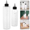 Plastic Transparent Bottles for Hair Dye Clear Squeeze Applicator 16Pcs