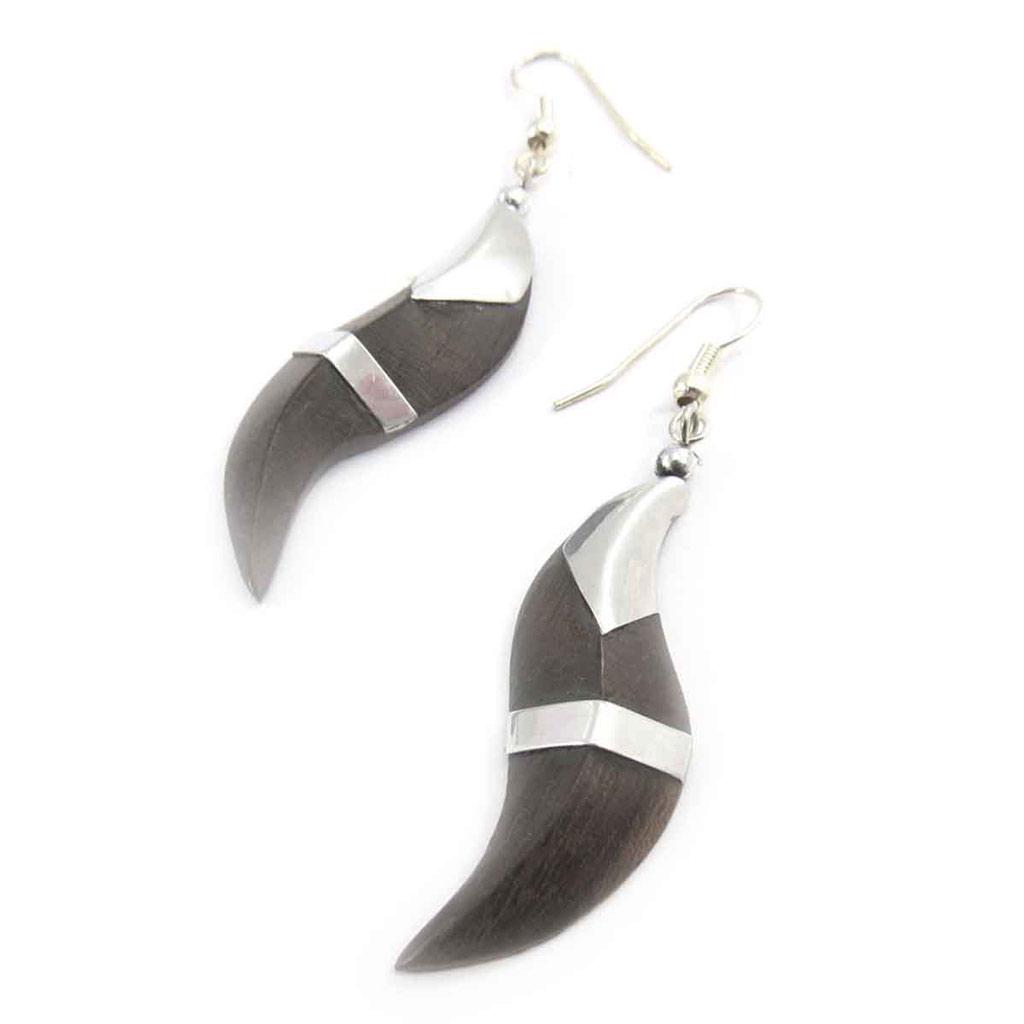 Les Trésors De Lily [J7988] - 'Amazonia' Wood Buckles