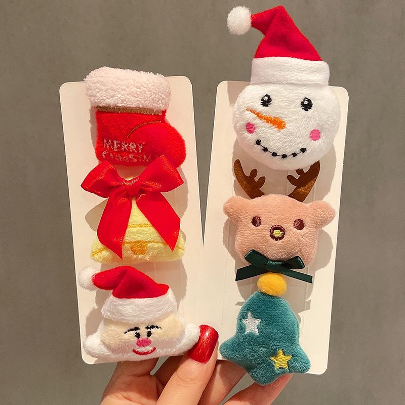 Reindeer Snowman Christmas Brooch Pin for Women - Holiday Gift & Decoration