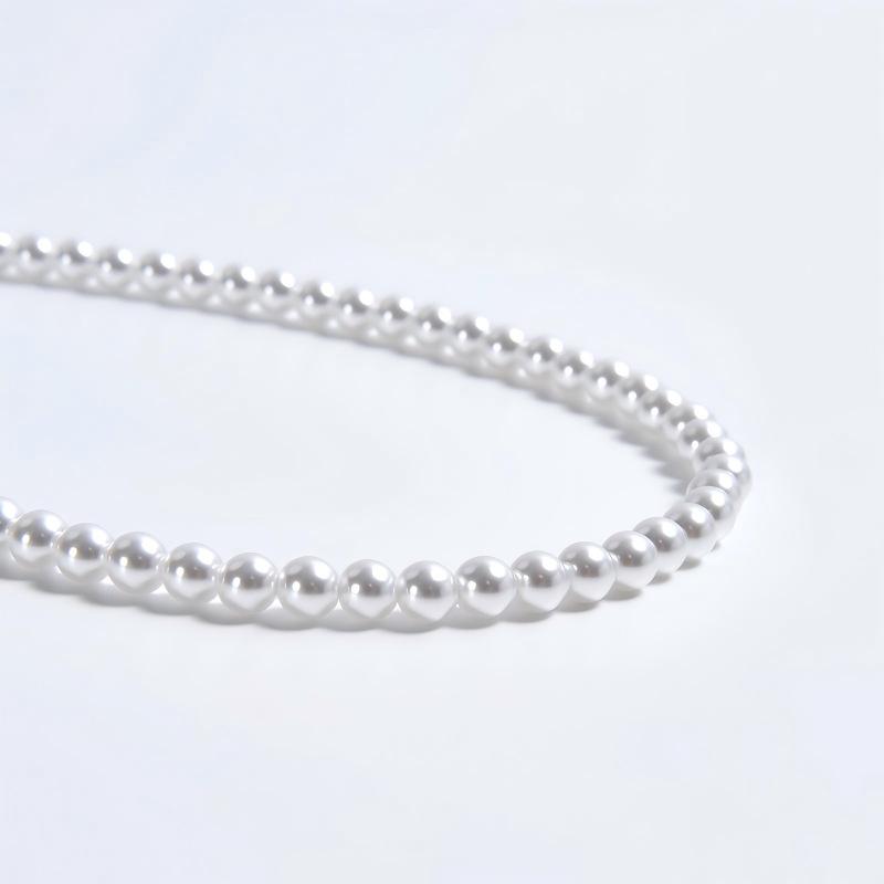 

Elegant Blue Chalcedony & Imitation Pearl Adjustable Bracelet