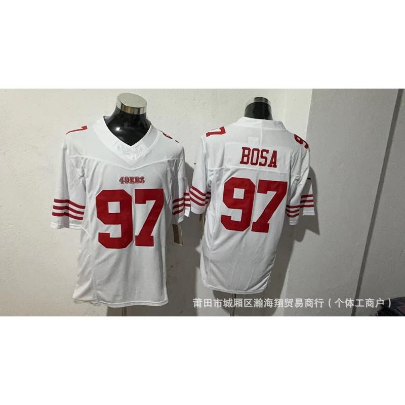 49ers Football Jersey Embroidered American Game Uniform Sports Training Shirt