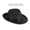 Modny Kapelusz Trilby z Kopułą i Zwijanymi Brzegami Kapelusz Panama Unisex Kostium do Odgrywania Ról Kapelusze Fedora