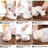 Transparent Dough Kneading Bag 2 Pcs 41*28cm High Quality
