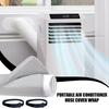 Hot Summer Ac Hose Insulation Wrap with adjustable straps insulated air conditioner hose pipe vent cover fast shipping