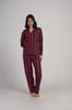 Women's Cotton Pajamas Long Pants Collar M Vienetta Button-up