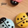 Refrigerator Magnets Decoration 4Pcs 3D Ladybug Magnet Mini Ladybird Resin Fridge Animal Memo Holders Decorative Note Holder for Kitchen Office
