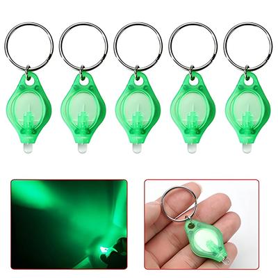 Ultra Bright Mini Portable LED Keychain Light Powerful Outdoor Flashlight with UV Purple Glow for Emergency and Night Use