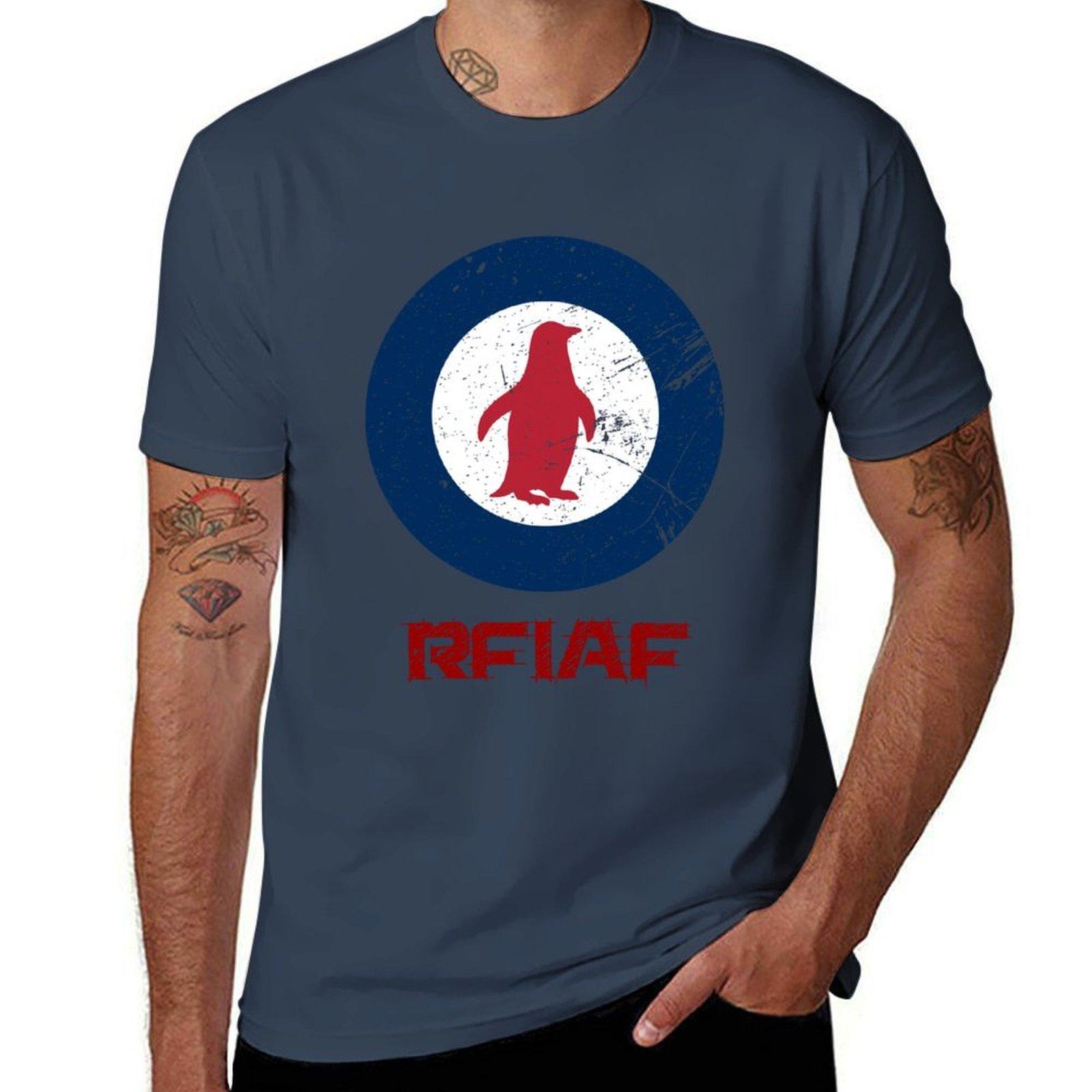 Royal Falkland Islands Air Force Tshirt Basic Short Sleeve Cotton Blend Tshirt S