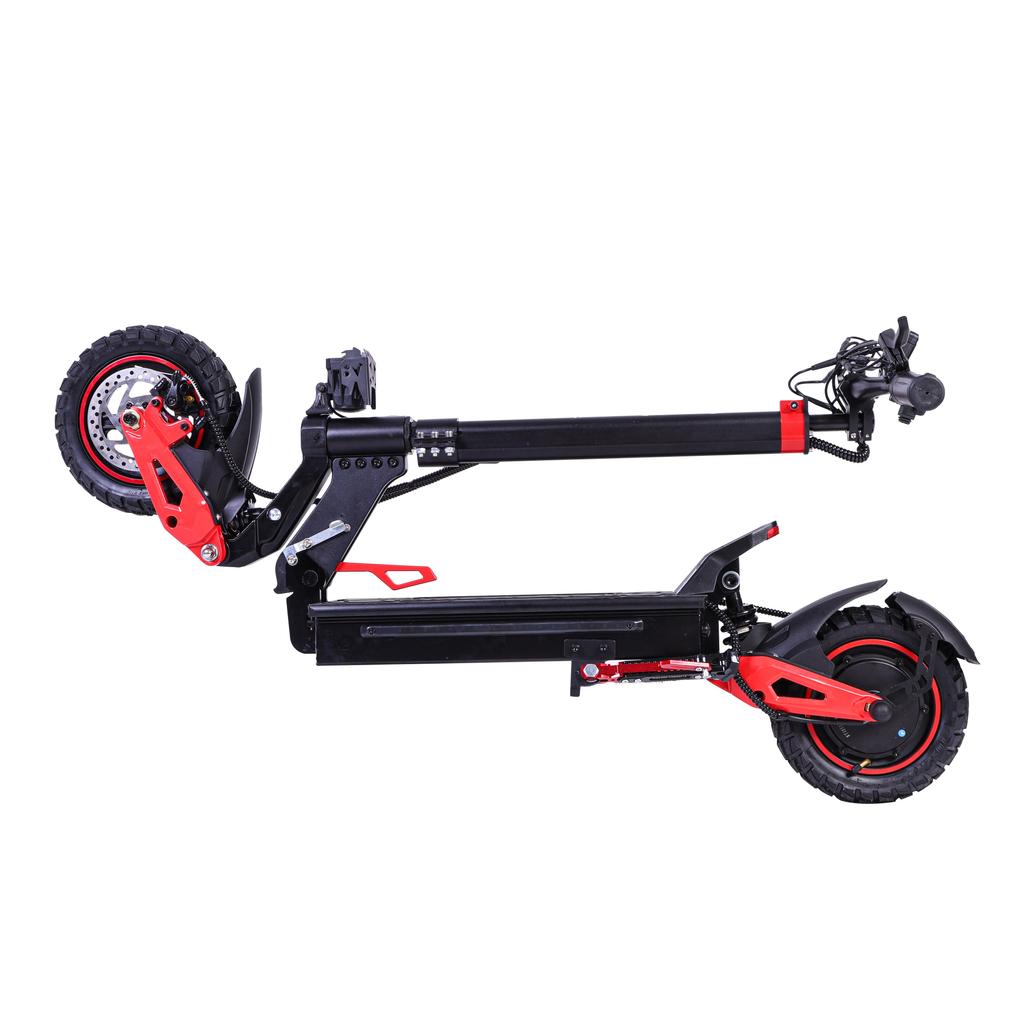 FREEBOY J15MAX Multi Terrain Foding Electric Scooter 1600W Motor 48V18Ah Battery City Commuting E-Scooter 10 Inch All-Terrain Tires EScooter
