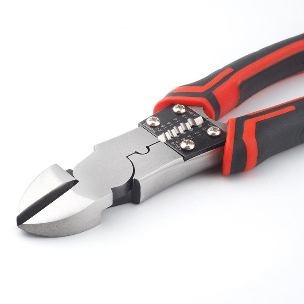 Professional Multifunction Pliers Stripper Crimper Cable Wire Cutter Nipper Jewelry Tools Diagonal
