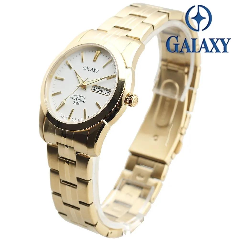 Galaxy Saphirglas Herren/Damen Paar Armbanduhr QA9012MC/QA9012FC