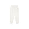 MLB SS24 New York Yankees Embroidered Heart Logo Elastic Waist Cuffed Casual Knit Sweatpants Unisex Bottoms Cream 3APTH0141-50CRS