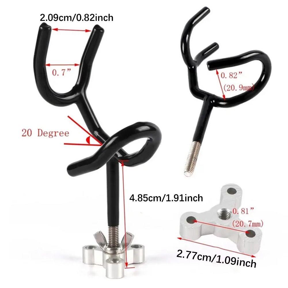 20 Degree Fishing Pole Holders Black Portable Fishing Pole Stand Fishing Boat Rod Holder Men