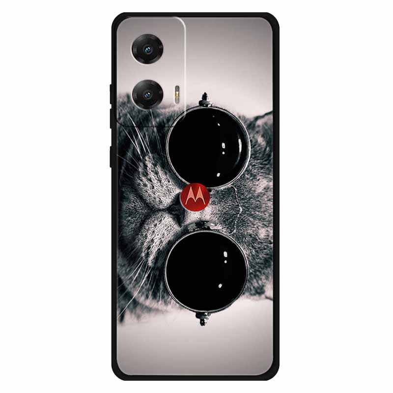 Soft Silicone Phone Cases For Moto G Stylus 5G 2024 Case Flower Cool Printed Shell For Motorola MOTO G Stylus 5G 2023 Covers Cat