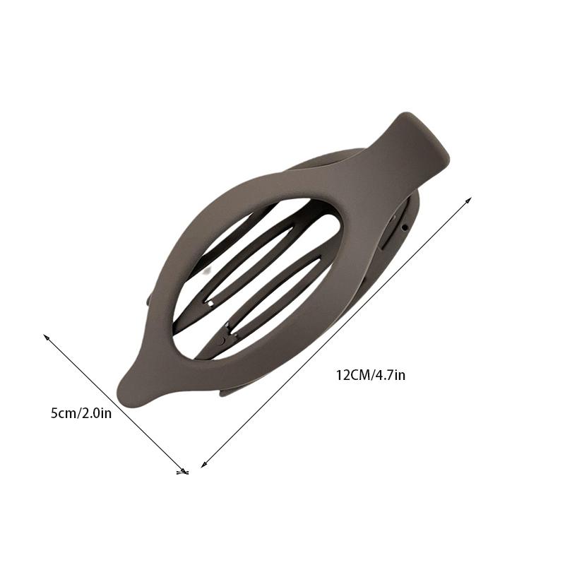 Fashion Large Size Plastic Matte Hair Claw Clips for Women Thick Hair calw Neutral Color Autumn Winter Duckbill Clip Accessories